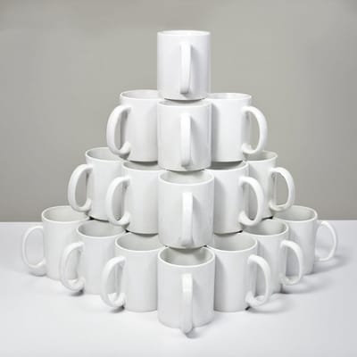 Sublimatiemokken - wit - 11 oz - 36 stuks met 22 m hittetape