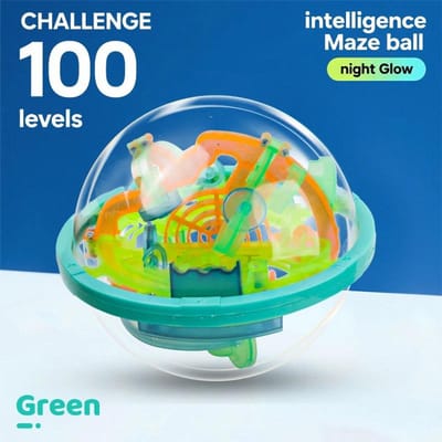 3D Lichtgevende Editie Doolhof Mini Magische Puzzel Intelligentie en Creatief Spel IQ Cadeau Displaystandaard Geschikt voor Kinderen & Volwassenen