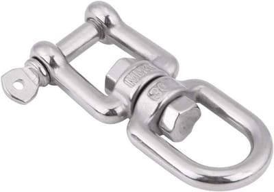 Zwenkmechanisme met RVS Swirl Schakelaar en Stevige 304 RVS Swirl Ring voor Heftoepassingen (6mm)