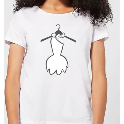 The Flintstones Wilma Dress Women's T-Shirt - White - XS