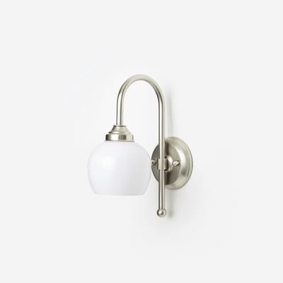 Wandlamp Raindrop Meander Matnikkel - Art Deco Trade