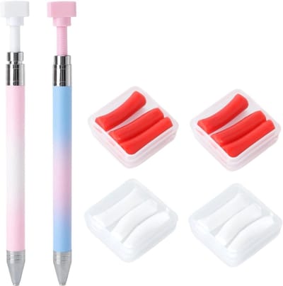 Accessoires voor diamantschilderen: automatische navulbare waspen, stippentool en strass-pen voor beginners en knutselprojecten