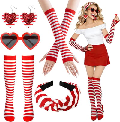 Carnavalskostuum Accessoire voor Feestelijke Outfits - Hoed, Masker en Versieringen
