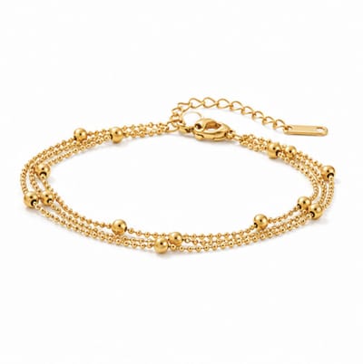 Luxe armband - Verguld - vrouwen armband - Goudkleurig armbanden - hoogwaardig roestvrij staal- armbandje - Goudkleurig - cadeau - verjaardag cadeau - Kerst cadeau