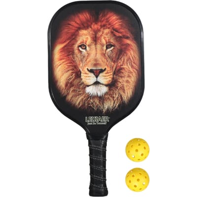 Ultralichte Pickleball Paddle en Ball Set Carbon Fiber Surface Pickle Ball Racket 1 Paddle met 2