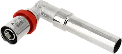 Bonfix Alu-pers kniekoppeling 16 x 15 mm insteek 1st.