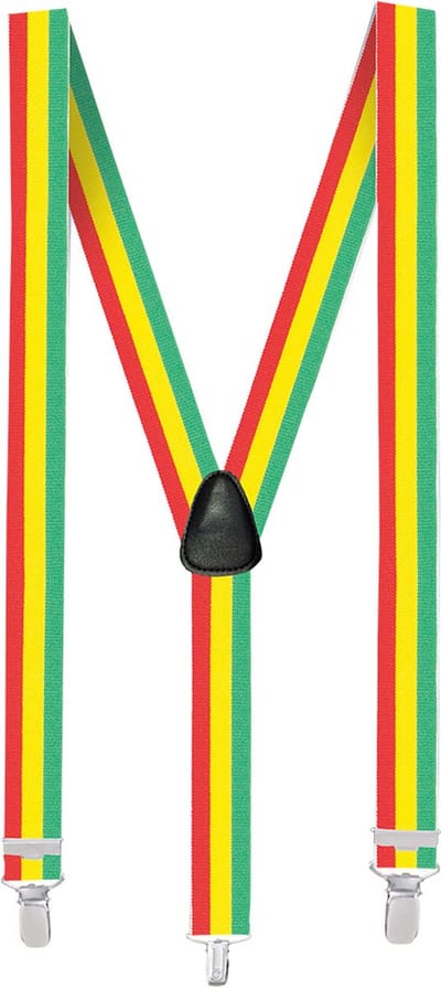 Boland - Bretels Rasta - Volwassenen - Unisex - Student -