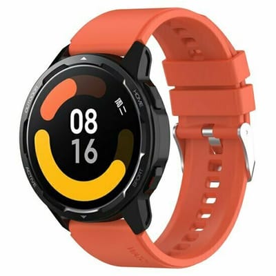 By Qubix - Siliconen sportband - Oranje - geschikt voor Huawei Watch 5 - 46mm