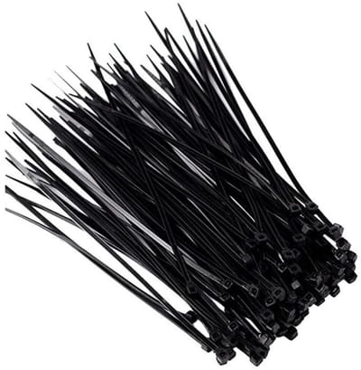 EXCITAT Kabelbinders - Nylon kabelbinders - Professionele kabelbinders - Plantenbinders - 2,5 mm x 150 mm - Zwart - 100 stuks
