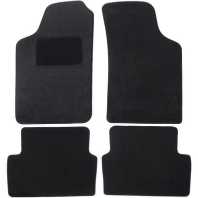 Vloermat - Renault - Laguna A - Zwart velours - Op maat gemaakt - Antislip