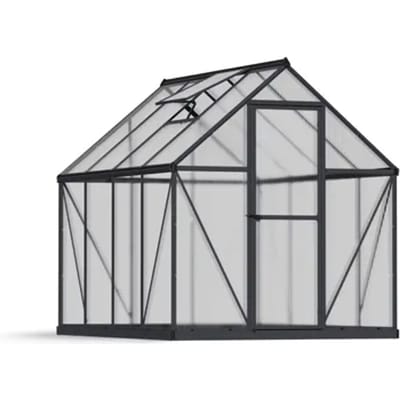 Canopia Tuinkas Mythos 6x8 - Polycarbonaat - Grijs - 185x247x208 Cm