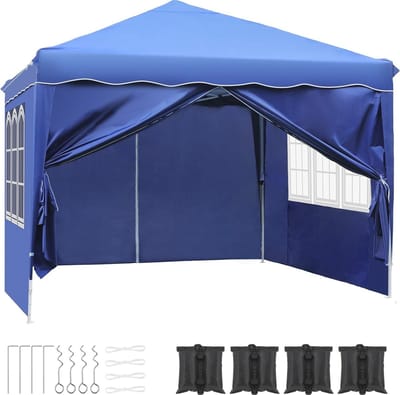 Waterdicht 3x3 Vouwpaviljoen met UV-Bescherming en Verstelbare Hoogte
