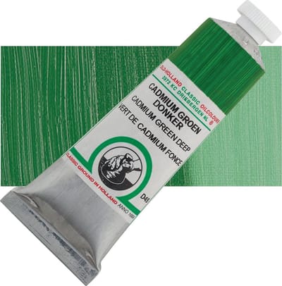 Oil paint Old Holland 40ml – 045 Cadmium Green Deep