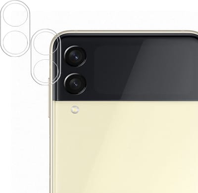 Camera Screenprotector geschikt voor Samsung Z Flip 3 - Screen Protector Glas - 2 Stuks