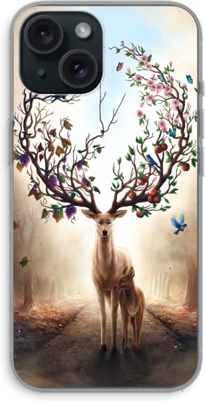 Case Company® - Hoesje geschikt voor iPhone 15 hoesje - Seasons Change - Soft Cover Telefoonhoesje - Bescherming aan alle Kanten en Schermrand