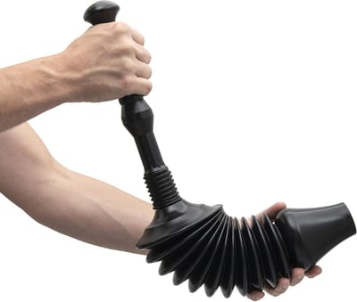 Krachtige Toiletplunjer voor Verstoppingen - Flexibel Afvoerontstopper 60 x 13 cm