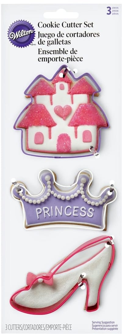 Wilton Uitsteekvormpjes Set - Koekvormpjes - Princes - 3 Stuks