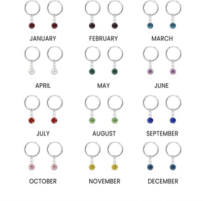 Maevi® Oorbellen met Geboortesteen - Maand: Februari - Kleur: Zilver - RVS / Stainless Steel - Hoge Kwaliteit - Birth Stone / Gemstone - Geboorte / Kraam Cadeau / Verjaardag - Incl. Luxe Verpakking - Edelsteen - Verkleurt Niet - Oorbel / Oorring