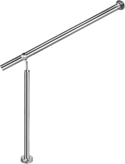 RVS Trapleuning 200 cm - Wand- en Vrijstaande Handrail voor Binnen en Buiten