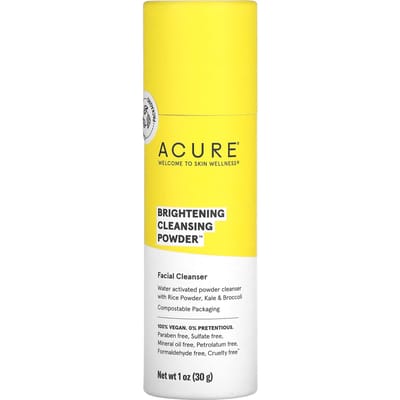 ACURE, Brightening Cleansing Powder, 30g(1oz) yellow