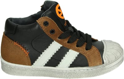 Kipling - FABIAN 1A - Half-hoogJongensKindersneakers - Kleur: Zwart - Maat: 26