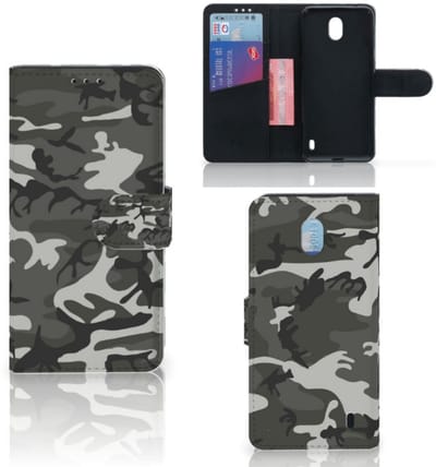 Nokia 1 Plus Telefoon Hoesje Army Light