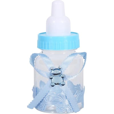 2 Couleurs 50 Pièces Bonbons Chocolats Bouteilles Boîte Pour Baby Shower Fête Cadeaux Décorations Blue