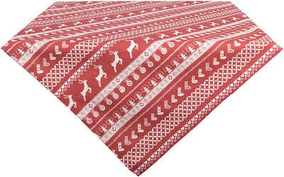 Clayre & Eef Tafelkleed 100x100 cm Rood Katoen Hert