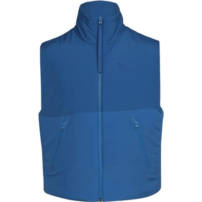 Lacoste Tweekleurig mouwloos vest voor dames (Koninkrijk Blauw)