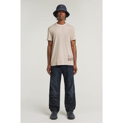 G-Star Shipping Gr Overdyed R T Beige/khaki Taglia: S | Magliette basic Outlet | Uomo | Marrone