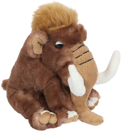 PIA Soft Toys - Pluche Knuffeldier Mammoet - zittend - 19 cm