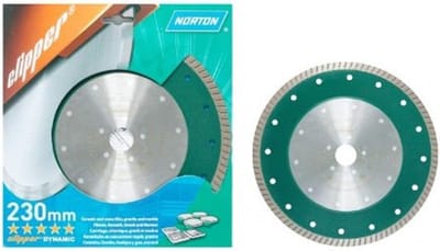 Diamantzaagblad - Tegelzaagblad - Hard materiaal snijden - Doorlopende snijrand - 230 mm diameter