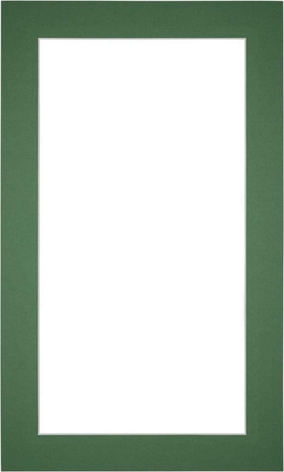 Passe-Partout Fotomaat 20x30 cm - Lijstmaat 30x50 cm - Groen Bos - Museumkarton - Fotolijst niet inbegrepen