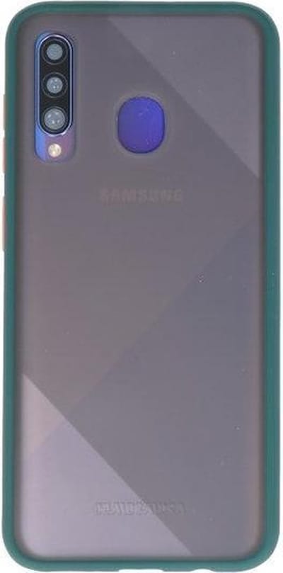 Kleurcombinatie Hard Case voor Samsung Galaxy A50 Donker Groen