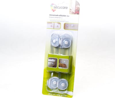 Deluxe Universele Afsluiter - Transparant - 3 stuks