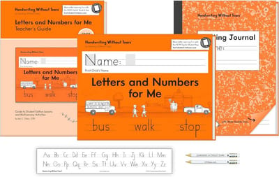 Schrijfvaardigheid Leerpakket Kleuterschool: Hoofdletters, Kleine Letters en Cijfers
