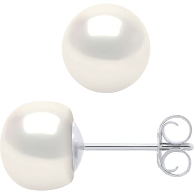 Oorbellen Pearl Zoetwater 6-7mm Black 925