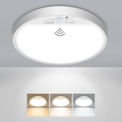 Plafondlamp met Bewegingssensor - Voor Keuken Slaapkamer Badkamer - Lamp Draadloos en Oplaadbaar - Kamerverlichting