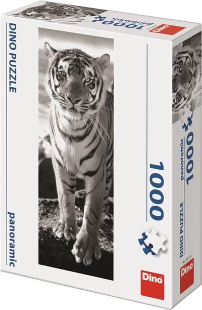 Panoramische puzzel van de Tijger - legpuzzel van 1000 stukjes voor kinderen en volwassenen