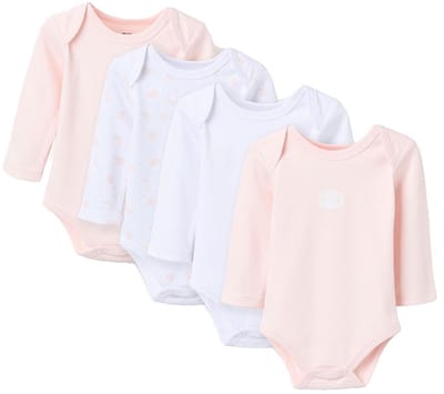 Zippy 3107468901 Body Met Lange Mouwen 4 Eenheden Veelkleurig 6-9 Months Kinderen
