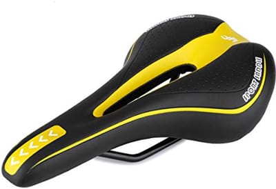 Mountainbike Zadel met Geheugenschuim en Centrale Verlichting - Comfortabel Fietszadel voor Race- en Mountainbikes