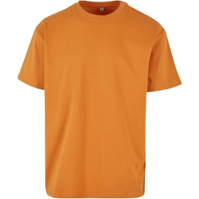 Build Your Brand - Heavy Oversized T-Shirt - Forgotten Orange maat M