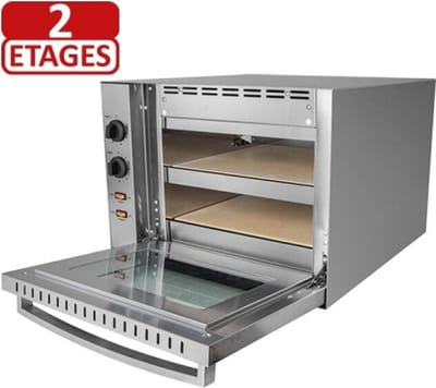 Basic Pizza Oven, RVS , 230V/3000W, 65x61x(H)42cm