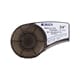 Brady M21-750-430-WT-CL tape polyester | wit op transparant | 19,1mm x 6,40m