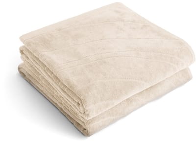 Yumeko handdoeken velours soft sand 50x100 - 4 st - Biologisch & ecologisch