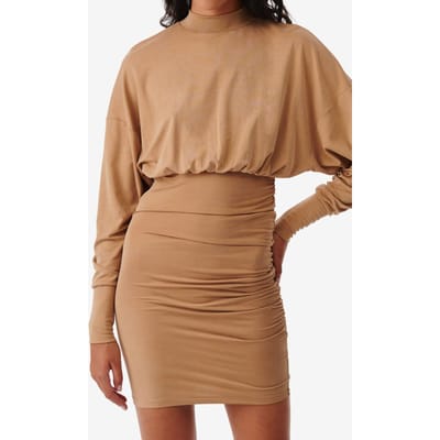 IRO Paris Viggo Dress Light Camel Size: XS | Mini Dresses Outlet | Dames | Beige