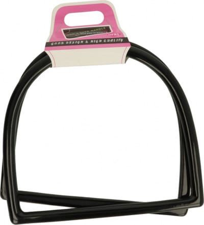 Opry plastic tasgreep 1 paar 20cm zwart