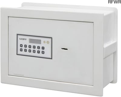 RFWR® Inbouwkluis met dubbele veiligheid en uittrekbare bodem voor thuis of kantoor – 26 x 36 x 15-25 cm