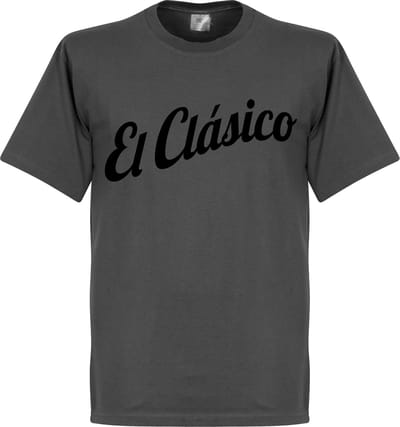 El Clasico T-Shirt - Grijs - XL