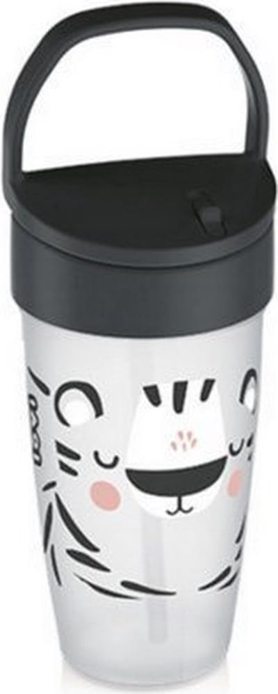 LOVI | Drinkbekker | Salt&Pepper | wit- zwart 250 ml, 12m+